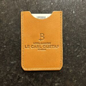 Brand New Hotel Barriere Le Carl Gustaf Limited Edition Card  Case